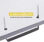 OLYMPX 100 Pcs of 2” Capacity Premium Metal Prong Paper Fastener Bases, 2.75 Inch Base for Paper File Clip Folder Accessories, Box of 100 - Image 5
